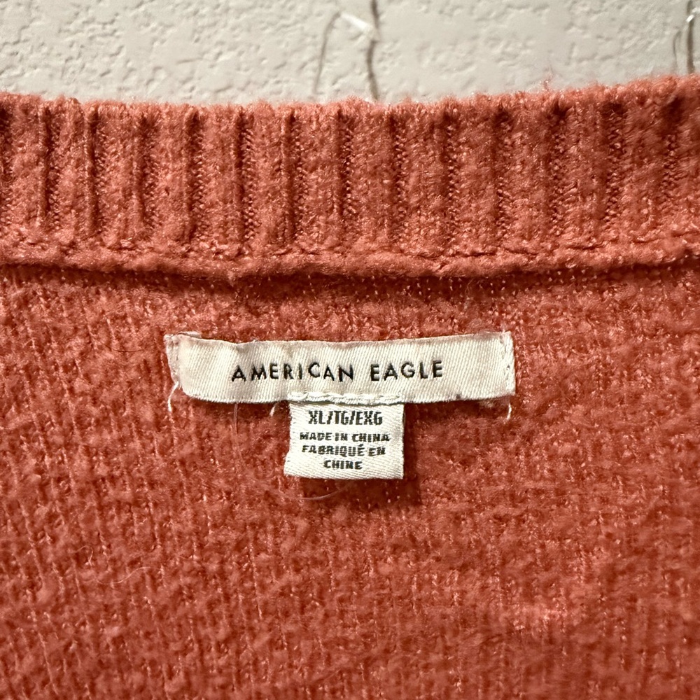 American Eagle Women's Terracotta Cardigan - Picture 2 of 3